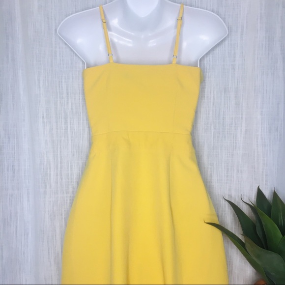 Yellow Tie Front Dress - Picture 3 of 7